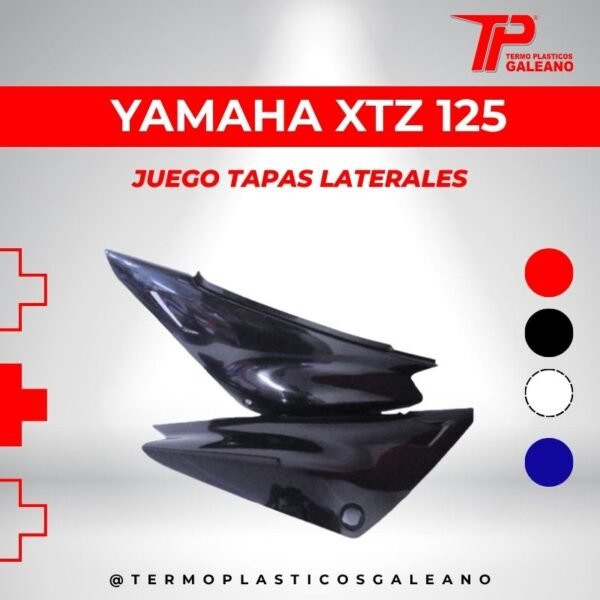 JUEGO DE TAPAS LATERALES INYECTADAS XTZ 125