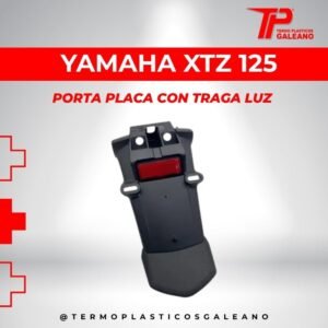 PORTA PLACA CON TRAGALUZ YAMAHA XTZ 125