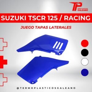 JUEGO DE TAPAS LATERALES INYECTADAS SUZUKI TSCR 125 | RACING
